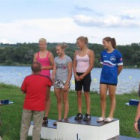 Povinná medaila K2 juniorky 1000m