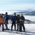 Lyžovanie nad oblakmi