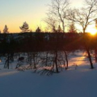 Západ Slnka v Laponsku